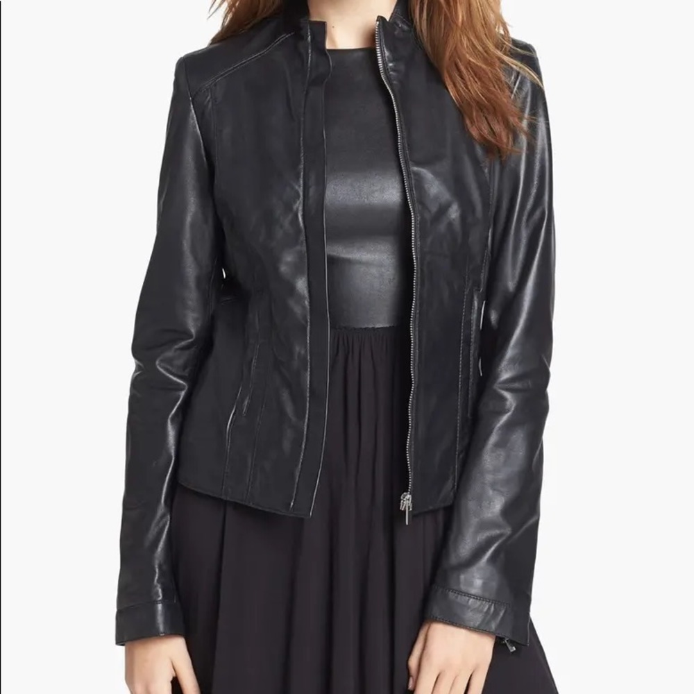 Lamarque Designer Leather Jacket